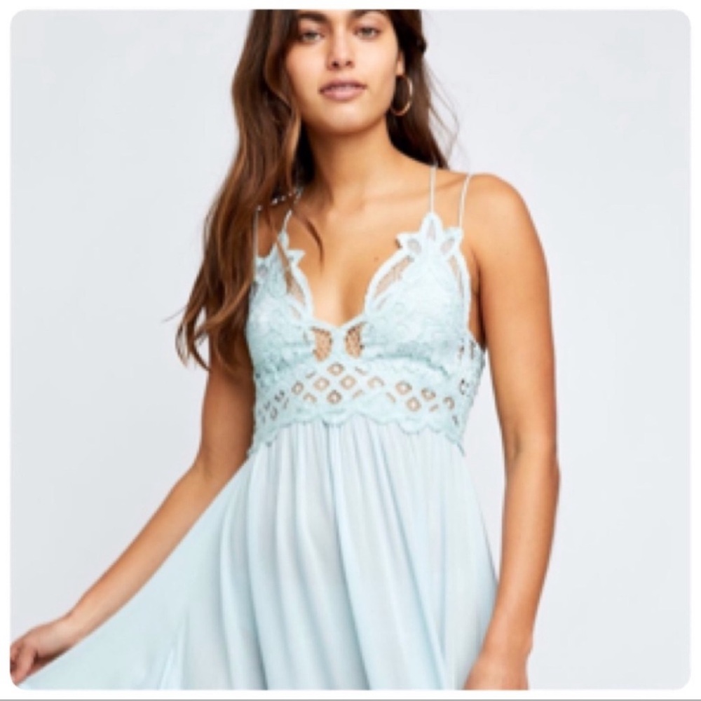 Free People ADELLA MINI DRESS SIZE XSMALL - Picture 3 of 16
